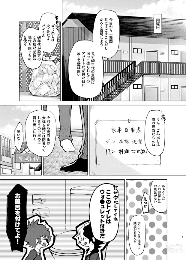 Page 3 of doujinshi Bokura no Isshuukan
