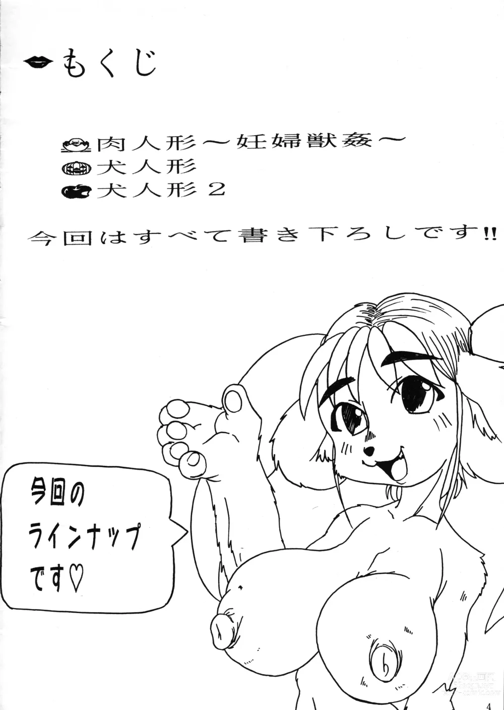 Page 4 of doujinshi Kyoujyuu