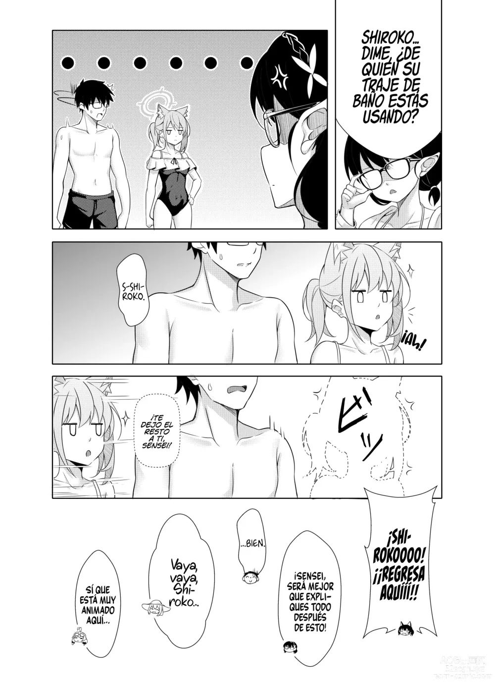 Page 34 of doujinshi Daily Shiroko Summer Notes (decensored)