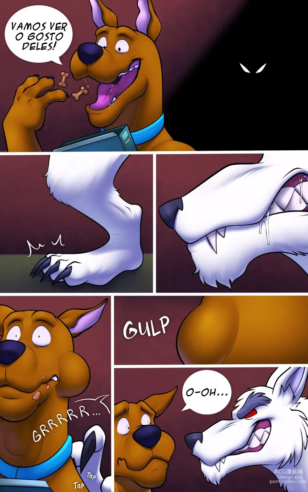 Page 2 of doujinshi Scooby-doo and the big bad werewolf !
