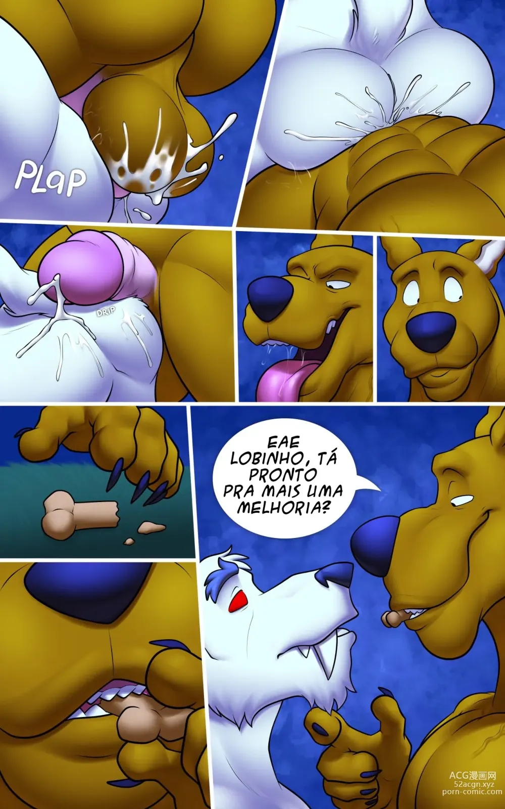 Page 12 of doujinshi Scooby-doo and the big bad werewolf !