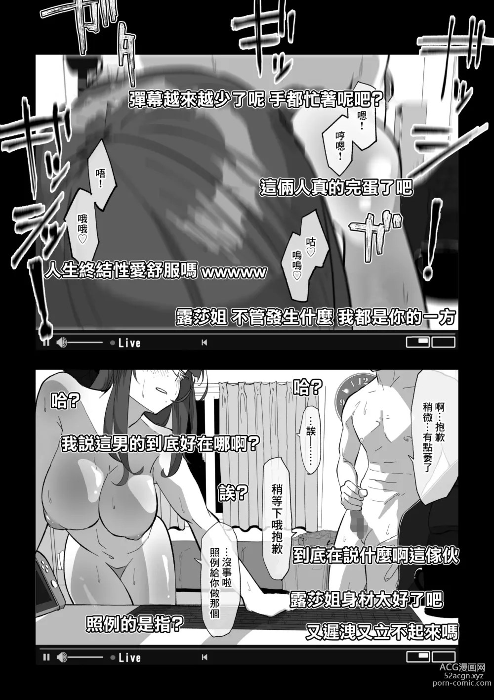 Page 22 of doujinshi 忘關攝像頭後SEX直播少女