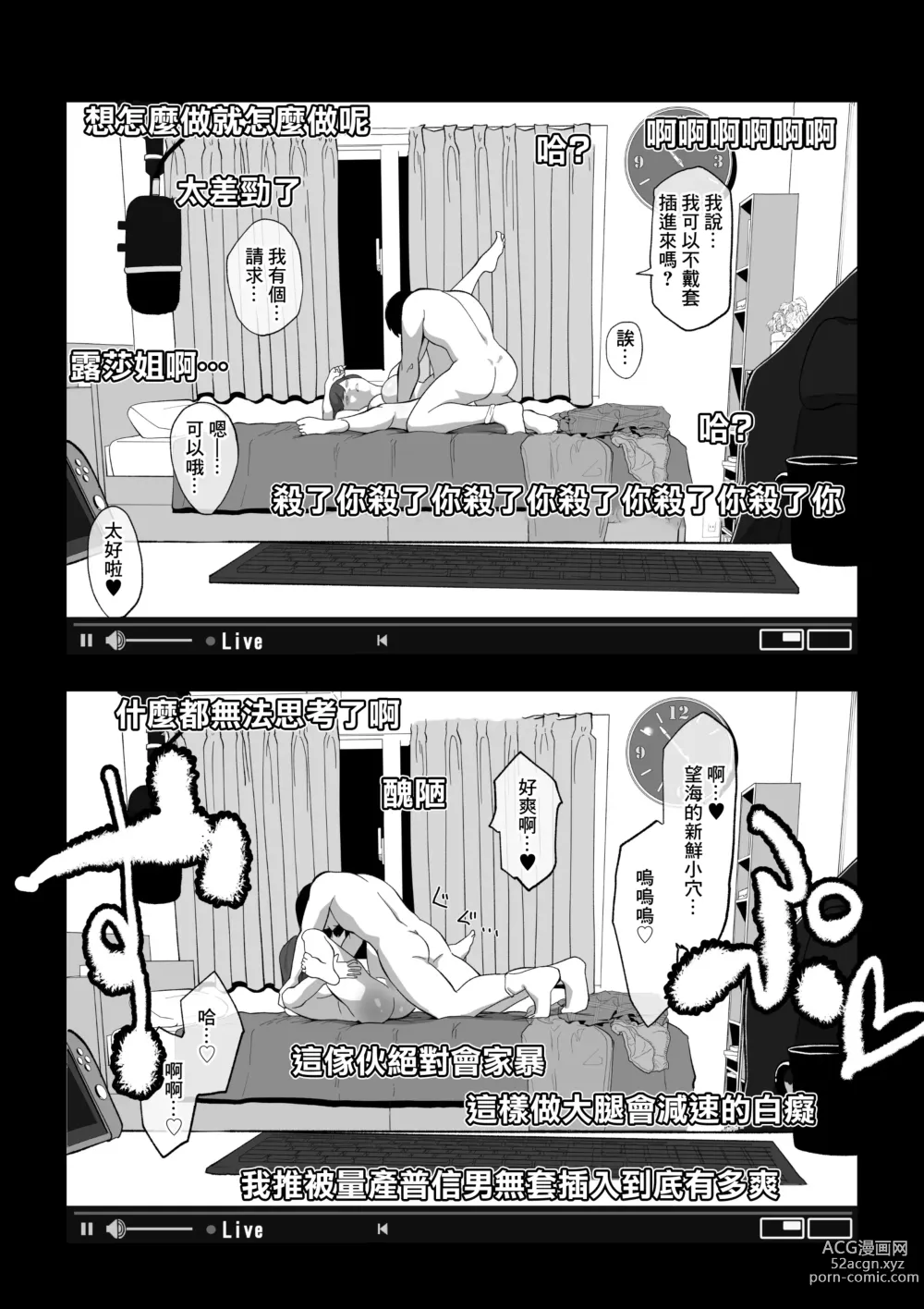 Page 25 of doujinshi 忘關攝像頭後SEX直播少女