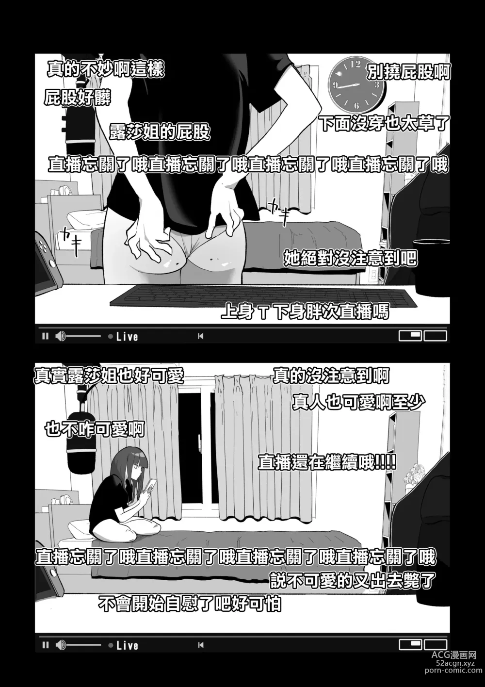 Page 7 of doujinshi 忘關攝像頭後SEX直播少女