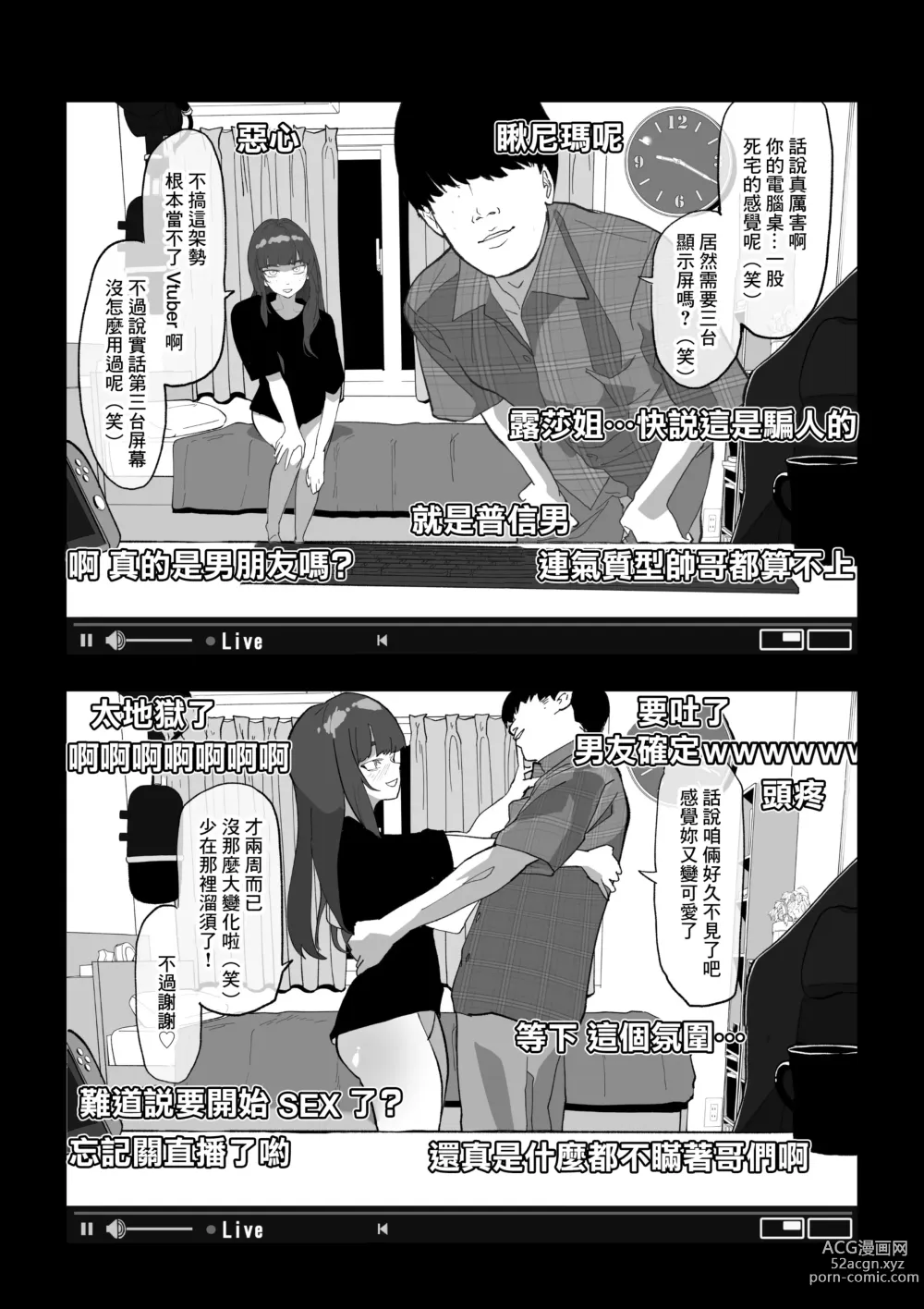Page 9 of doujinshi 忘關攝像頭後SEX直播少女