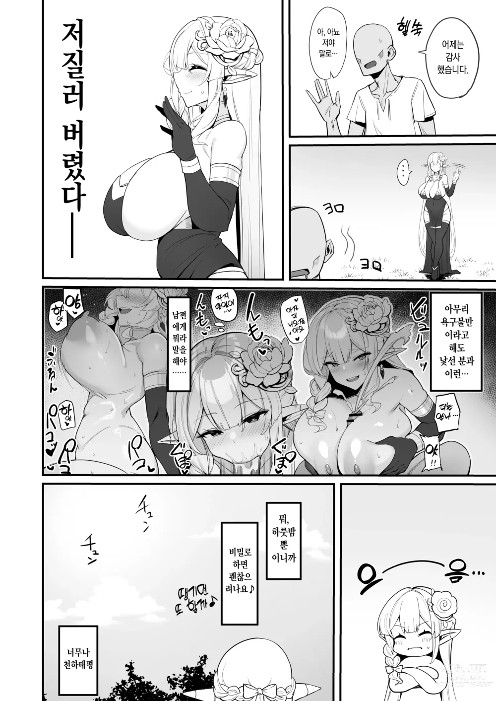 Page 14 of doujinshi Elf Mama-san no Manga