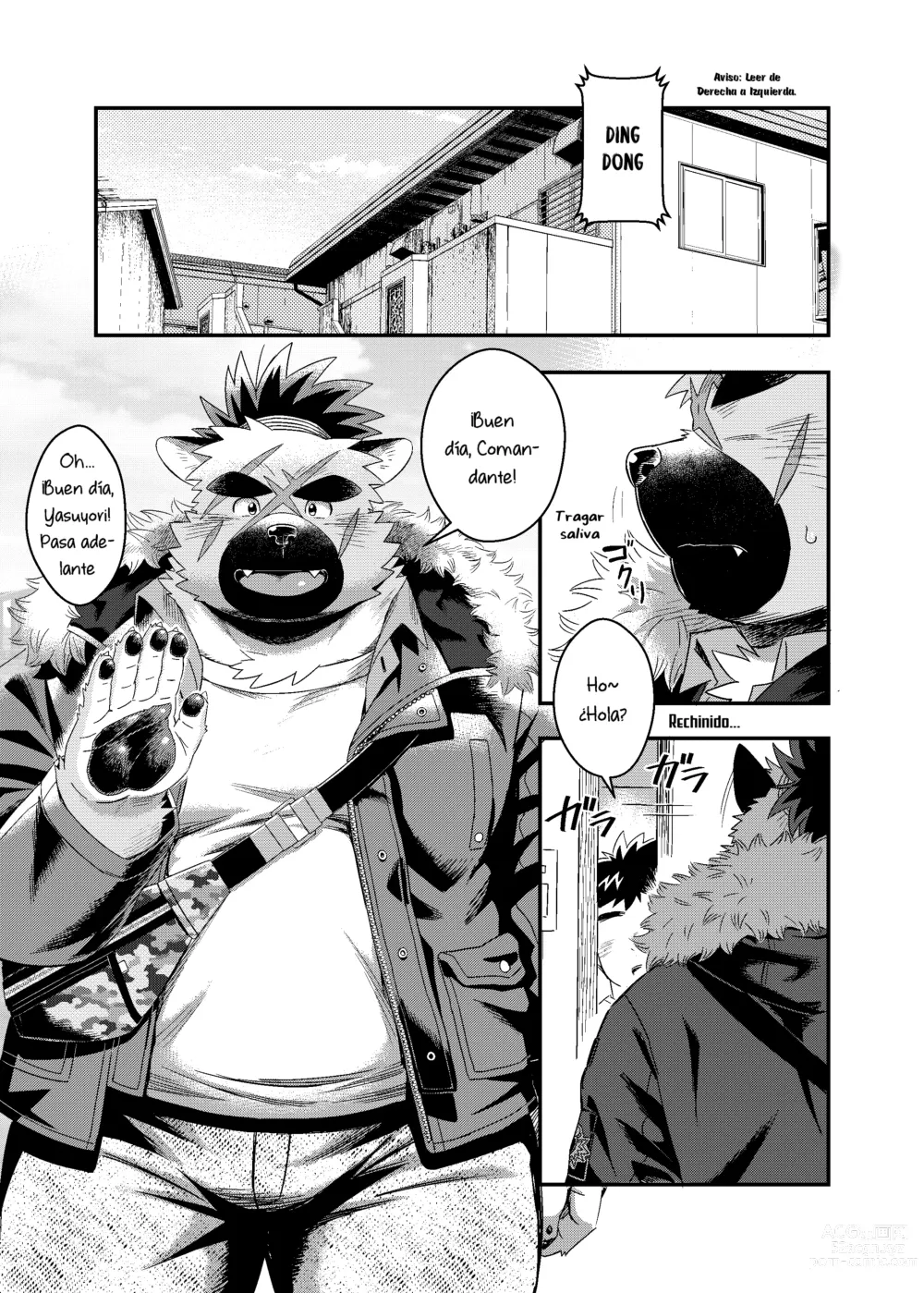 Page 4 of doujinshi Aquella vez que tomé la medicina incorrecta cuando estaba de visita en la casa del Comandante.