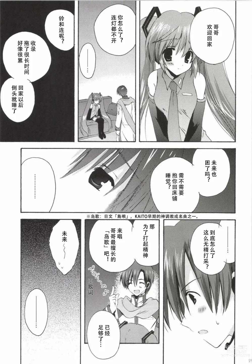 Page 30 of doujinshi Korisuya VOCALOID Soushuuhen