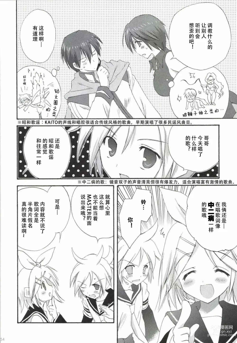 Page 65 of doujinshi Korisuya VOCALOID Soushuuhen