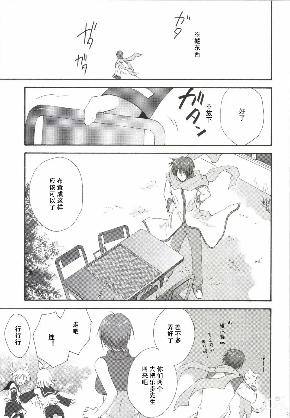 Page 76 of doujinshi Korisuya VOCALOID Soushuuhen