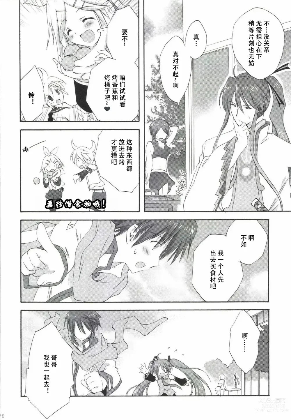 Page 79 of doujinshi Korisuya VOCALOID Soushuuhen