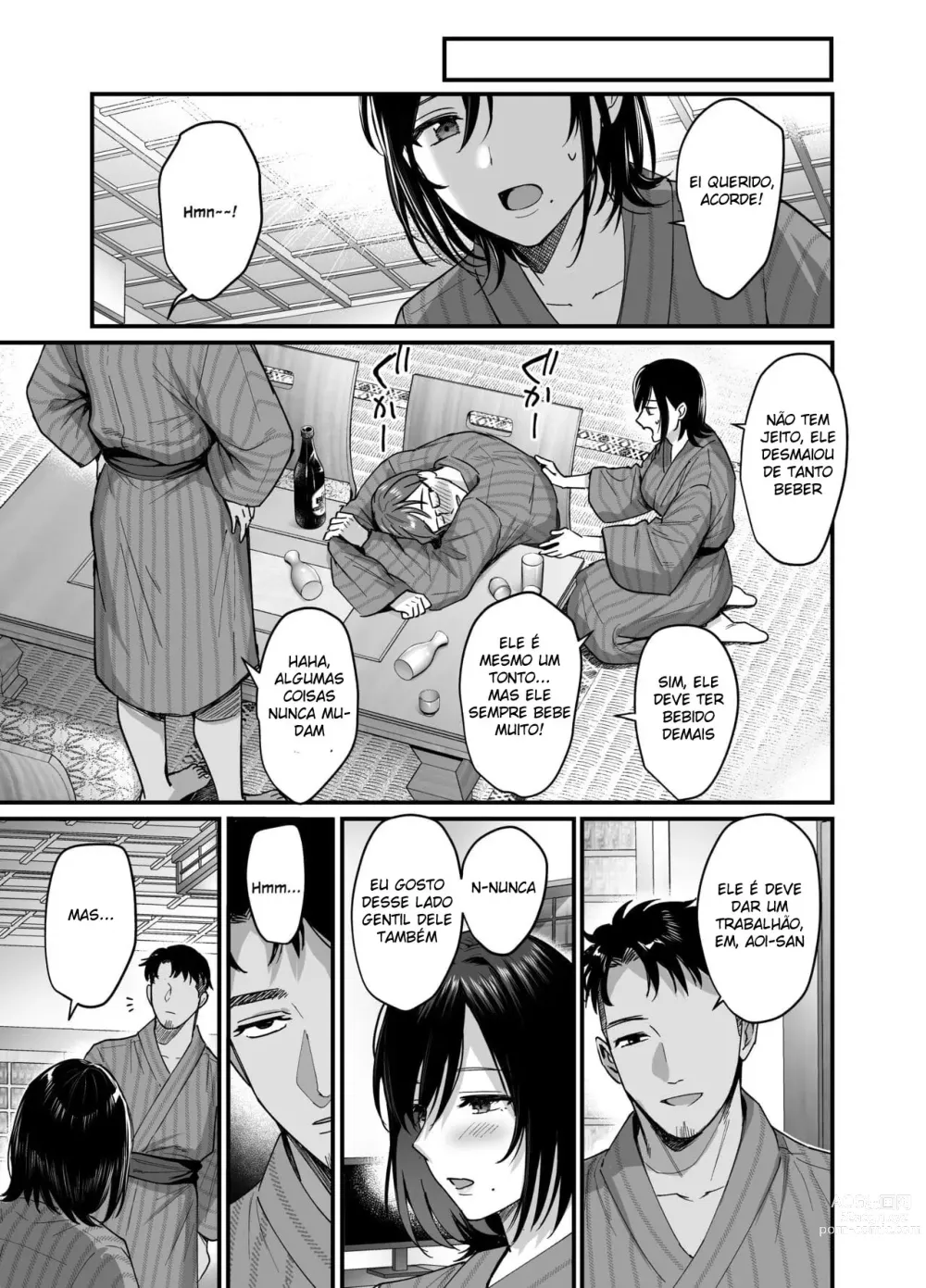 Page 11 of doujinshi Mesunoyado ~Tsuma wa Midare Kegasareru~