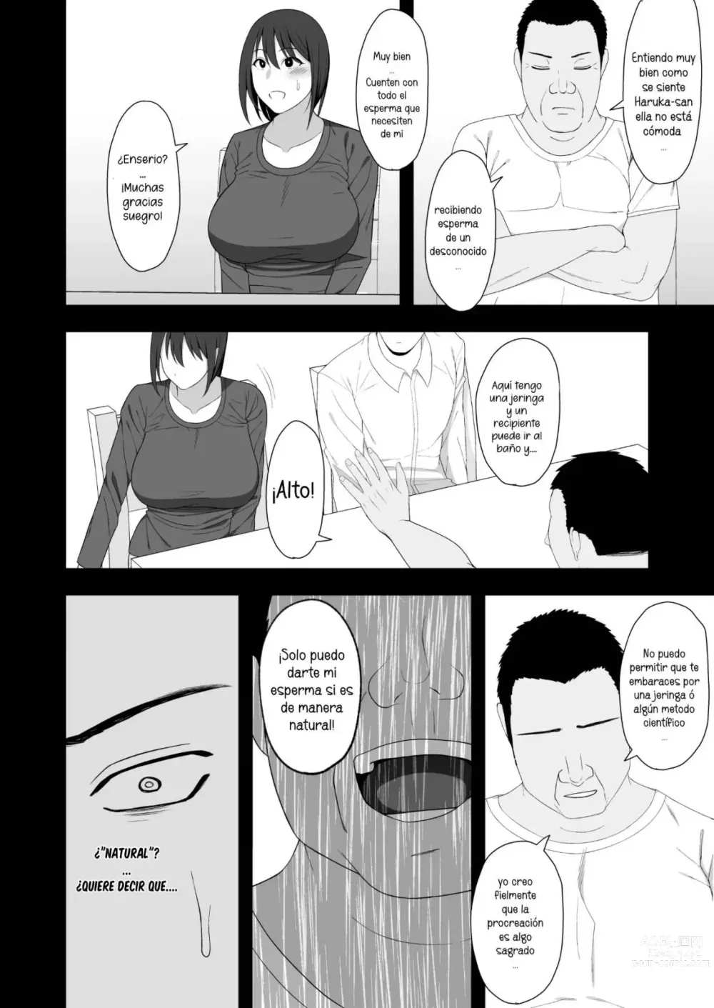 Page 9 of doujinshi Haruka to Oyaji no Kozukuri Shuukan