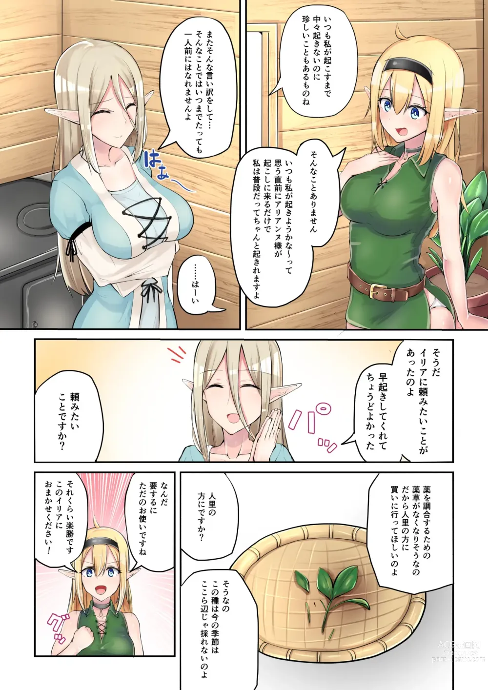 Page 3 of doujinshi Elf no Otsukai!
