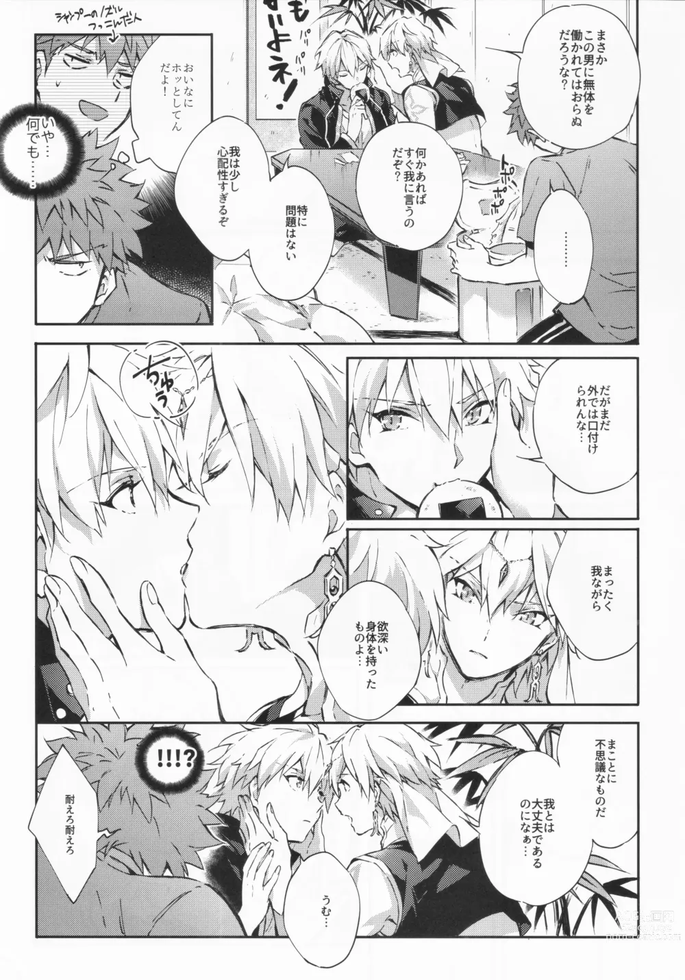 Page 13 of doujinshi STARDUST LOVESONG encore special story 2nd After 7 Days