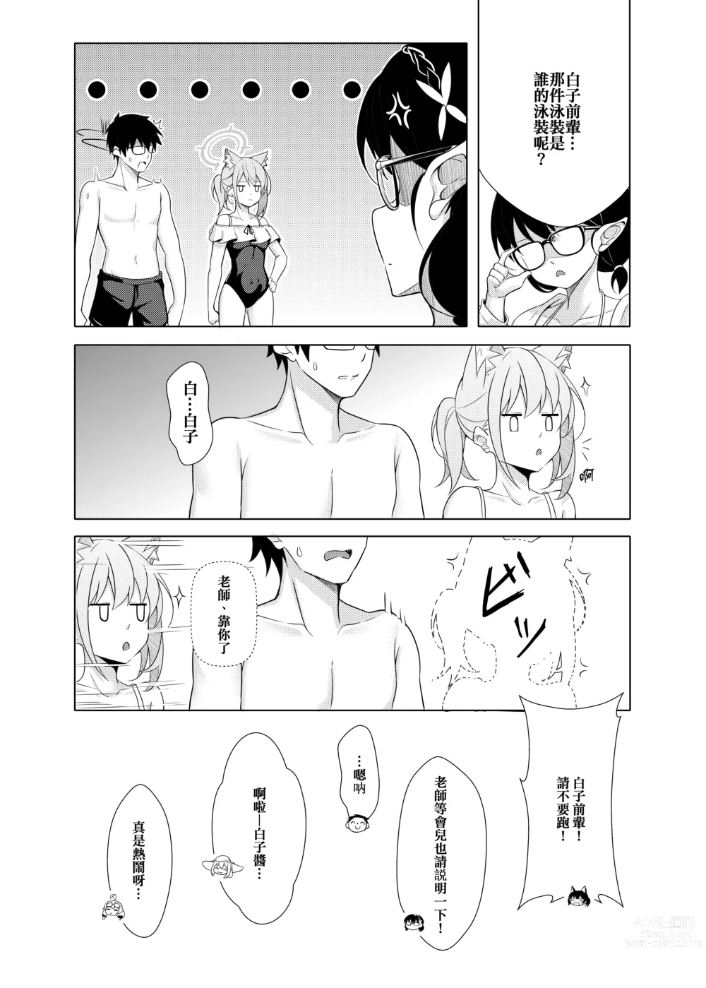 Page 34 of doujinshi Daily Shiroko Summer Notes (decensored)