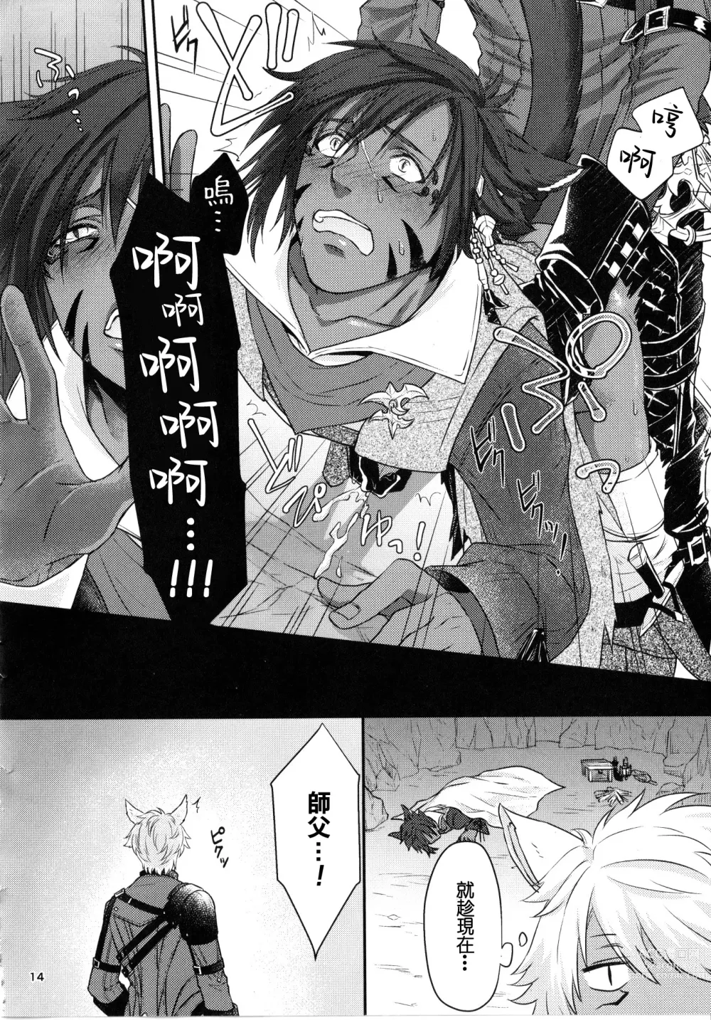 Page 13 of doujinshi 师父!我会努力的!!