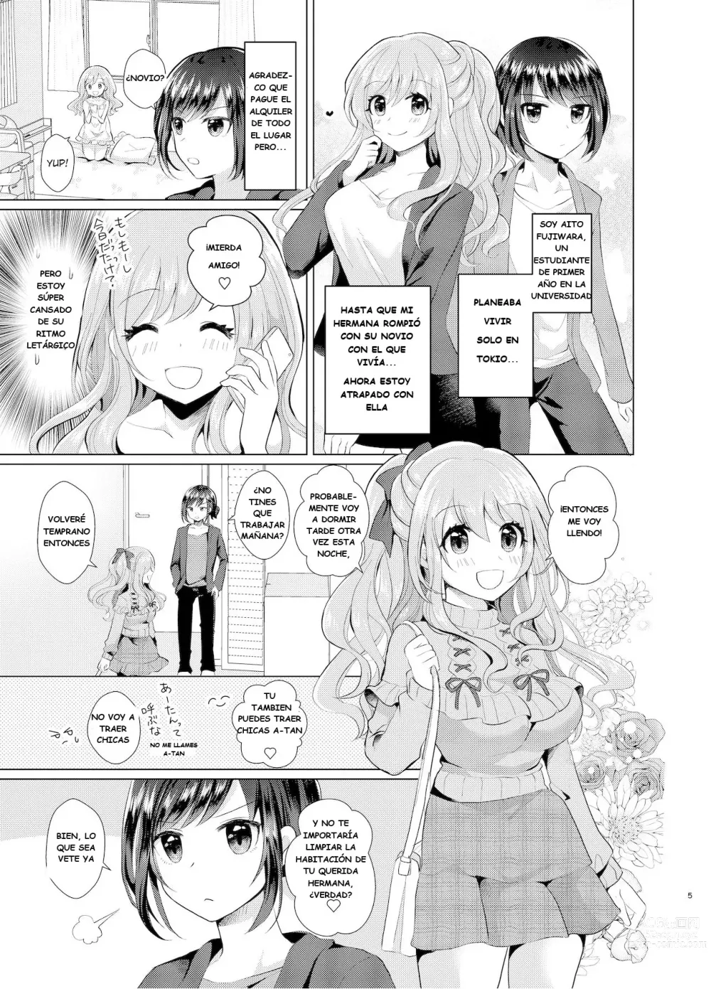 Page 4 of doujinshi Ore to Aneki no Onnanoko Life