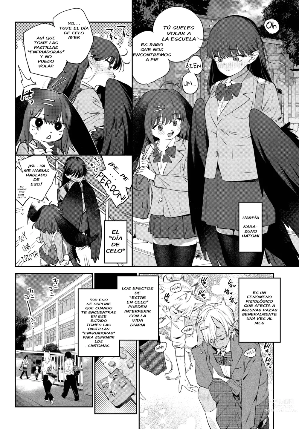 Page 2 of manga Hatsujou Jingai Nisshi - Diario de Celo de las Chicas Monstruo -