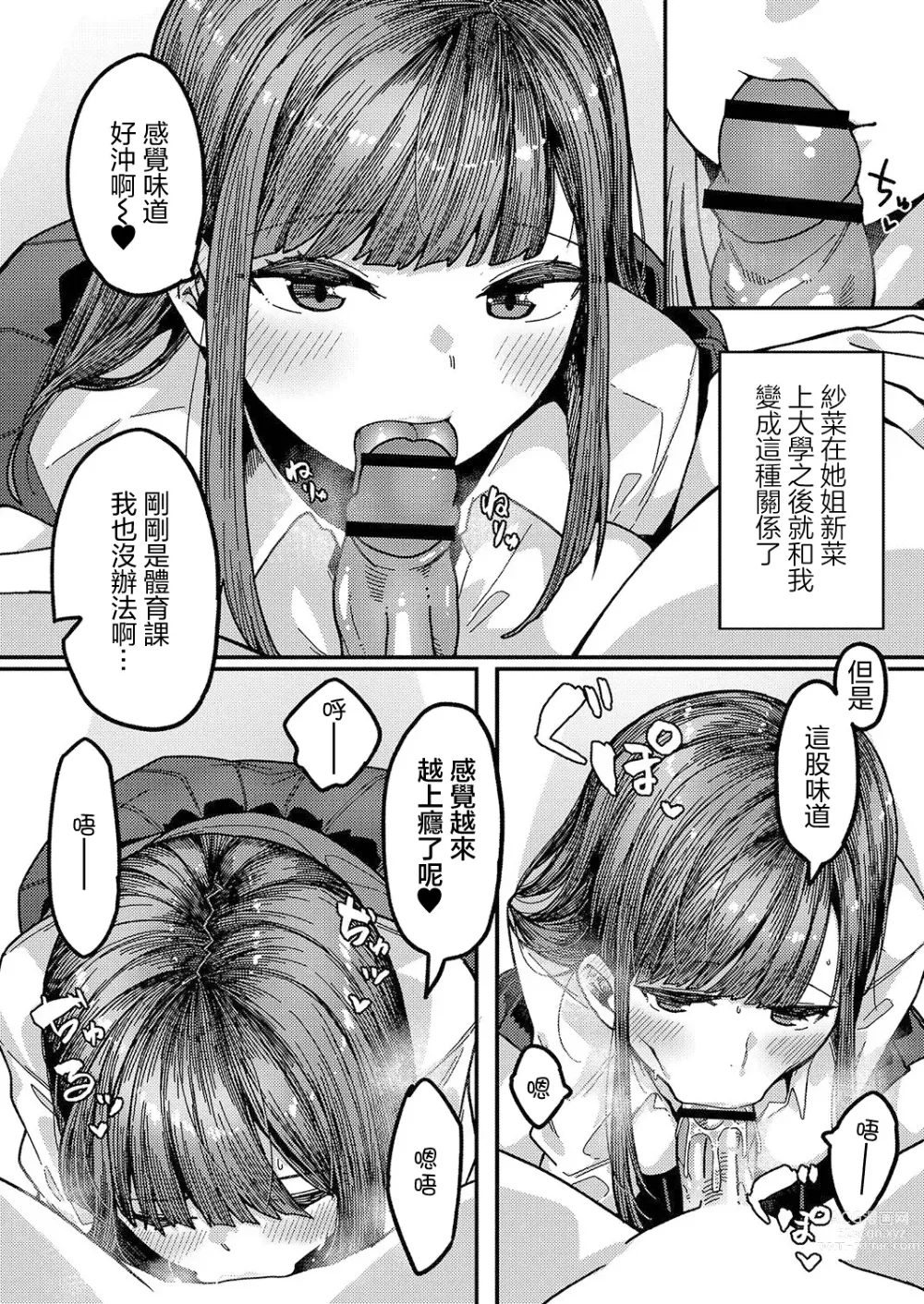 Page 2 of manga Love Hame sisters Ch. 1