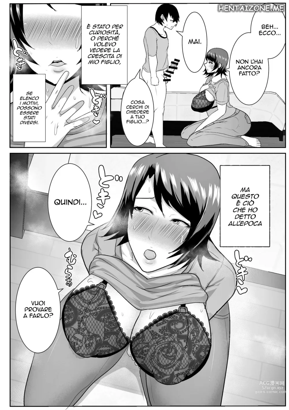 Page 10 of doujinshi Iede Shite Kita Kaa-san ga Erosugiru I Miei Hanno Litigato