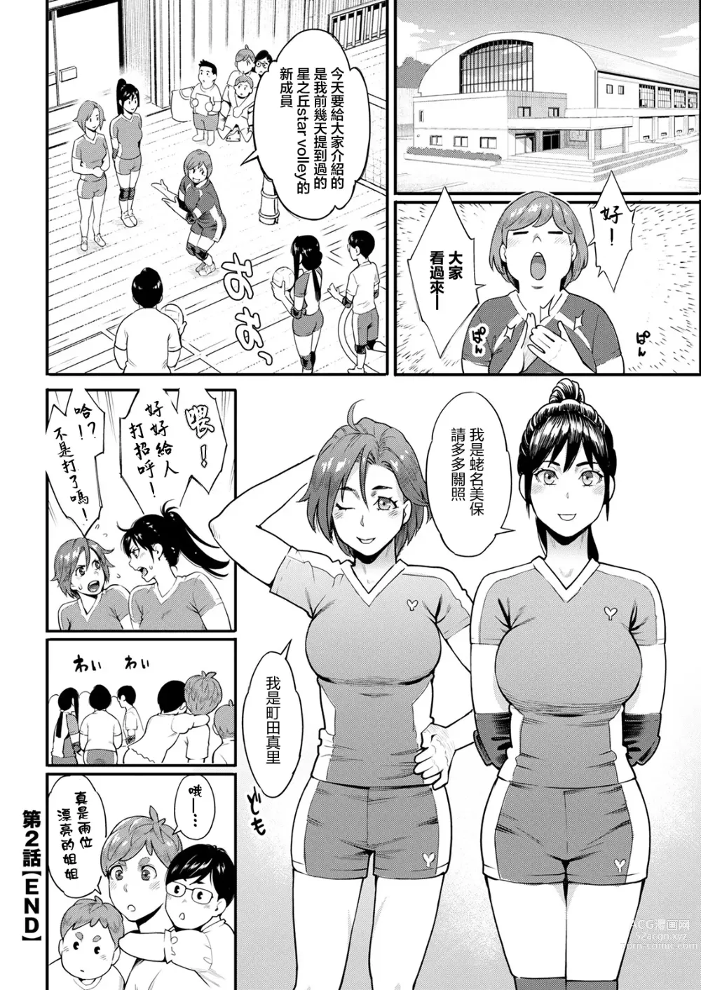 Page 20 of manga Hoshigaoka Star Volley Ch. 2