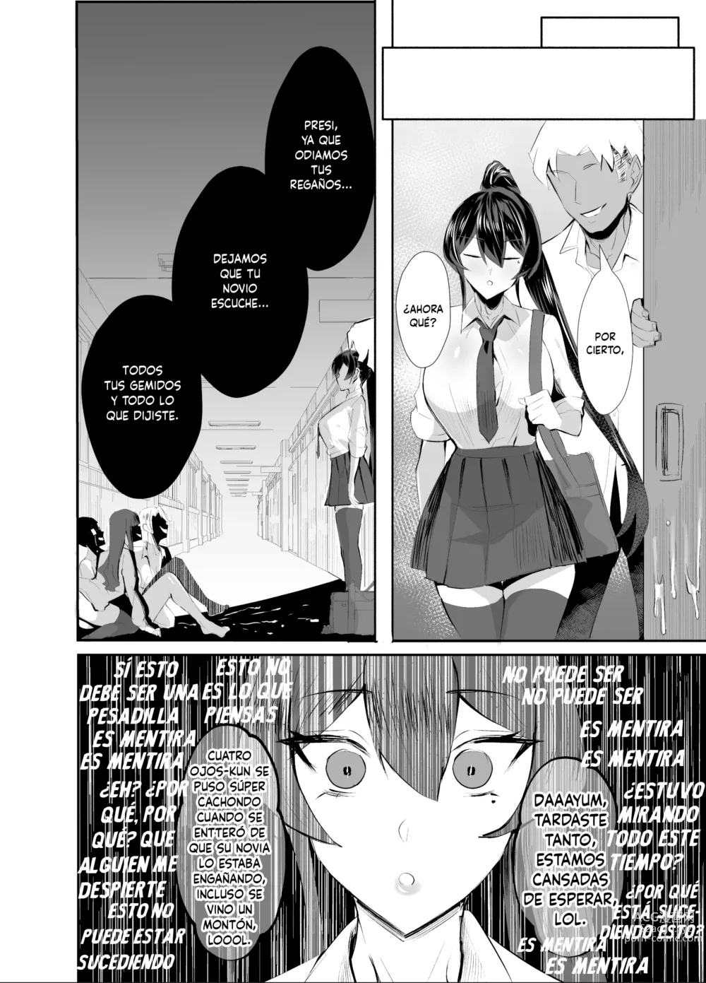 Page 40 of doujinshi Submission ~La Presidenta Del Comité De Moral Pública Es Chantajeada Y Obligada A Ser Infiel...~ (decensored)