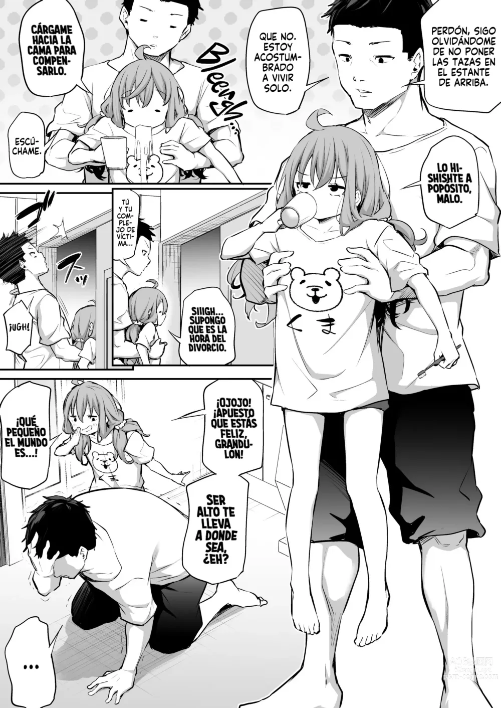 Page 12 of doujinshi Pareja con Diferencia de Altura Extrema 1-3