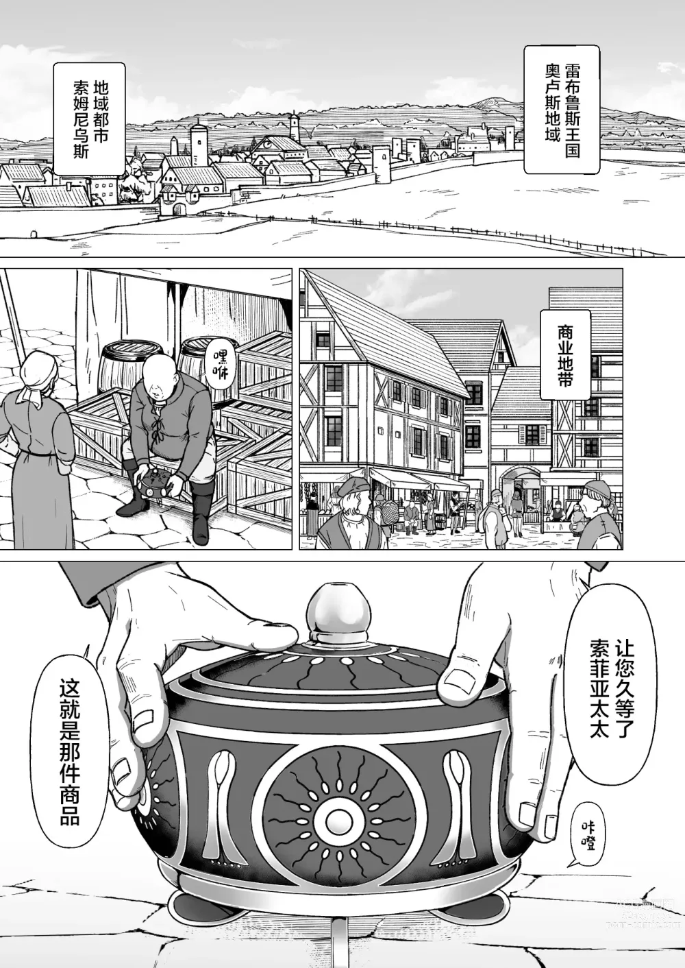 Page 4 of doujinshi 旅商迪卢克和魔法香炉