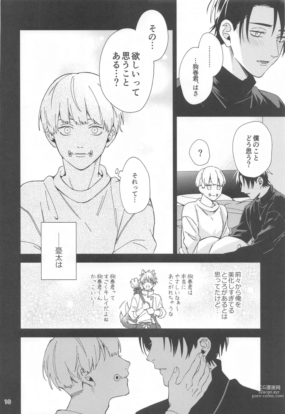 Page 9 of doujinshi Hajimete Koi o Shitta Boku-tachi wa