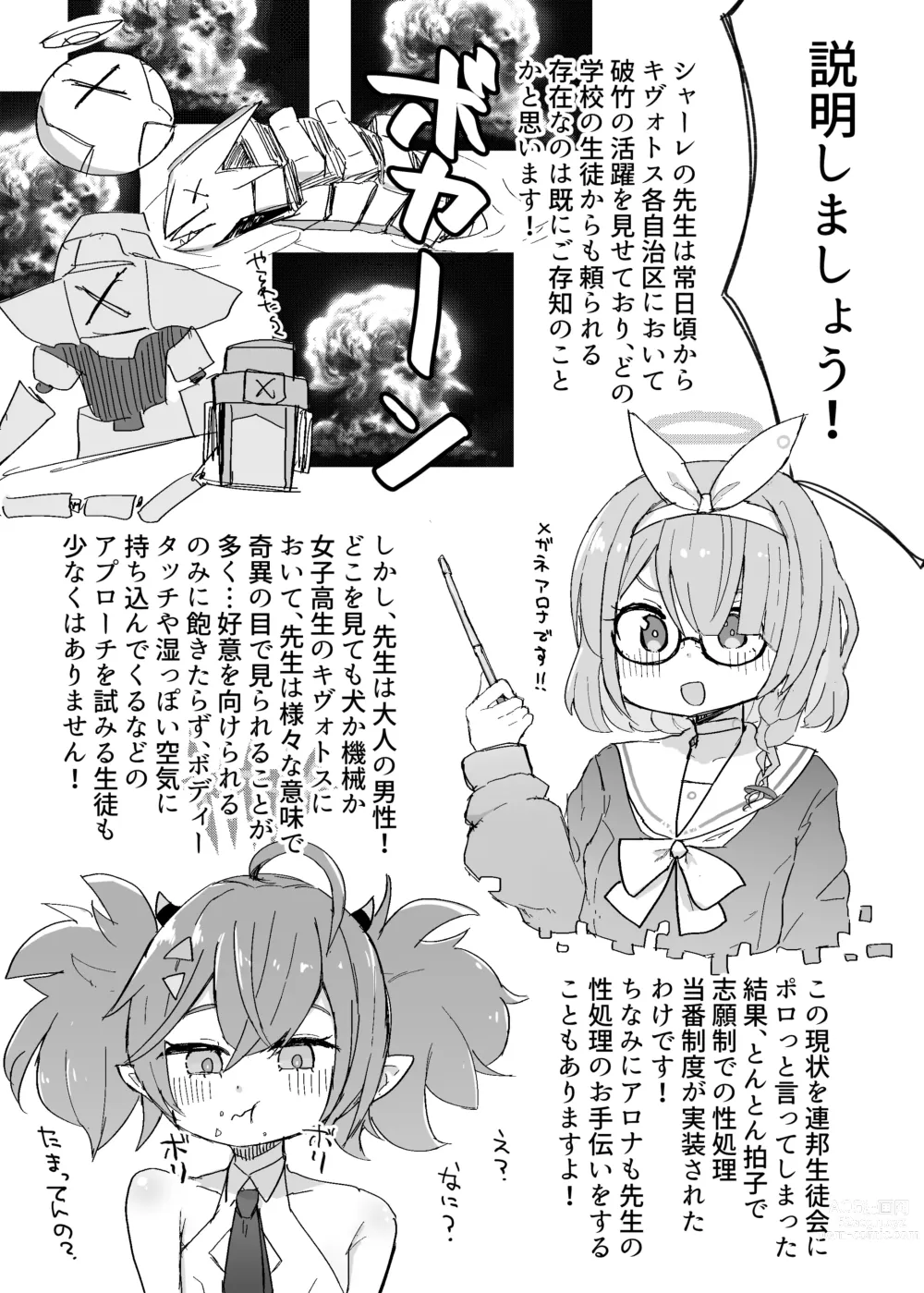 Page 2 of doujinshi Schale Seisyori Toubann Nisshi