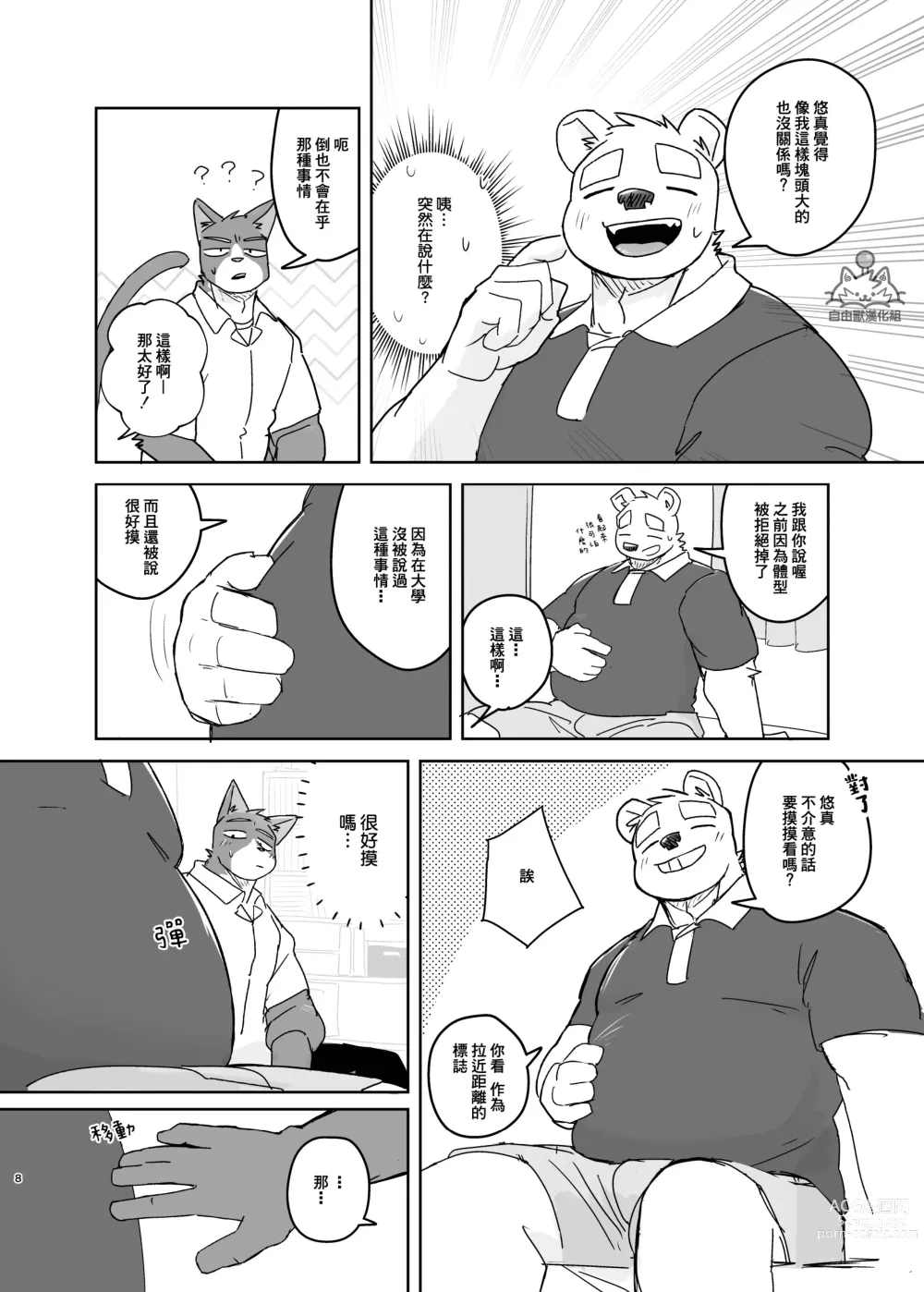 Page 8 of doujinshi 專屬你的幹勁開關