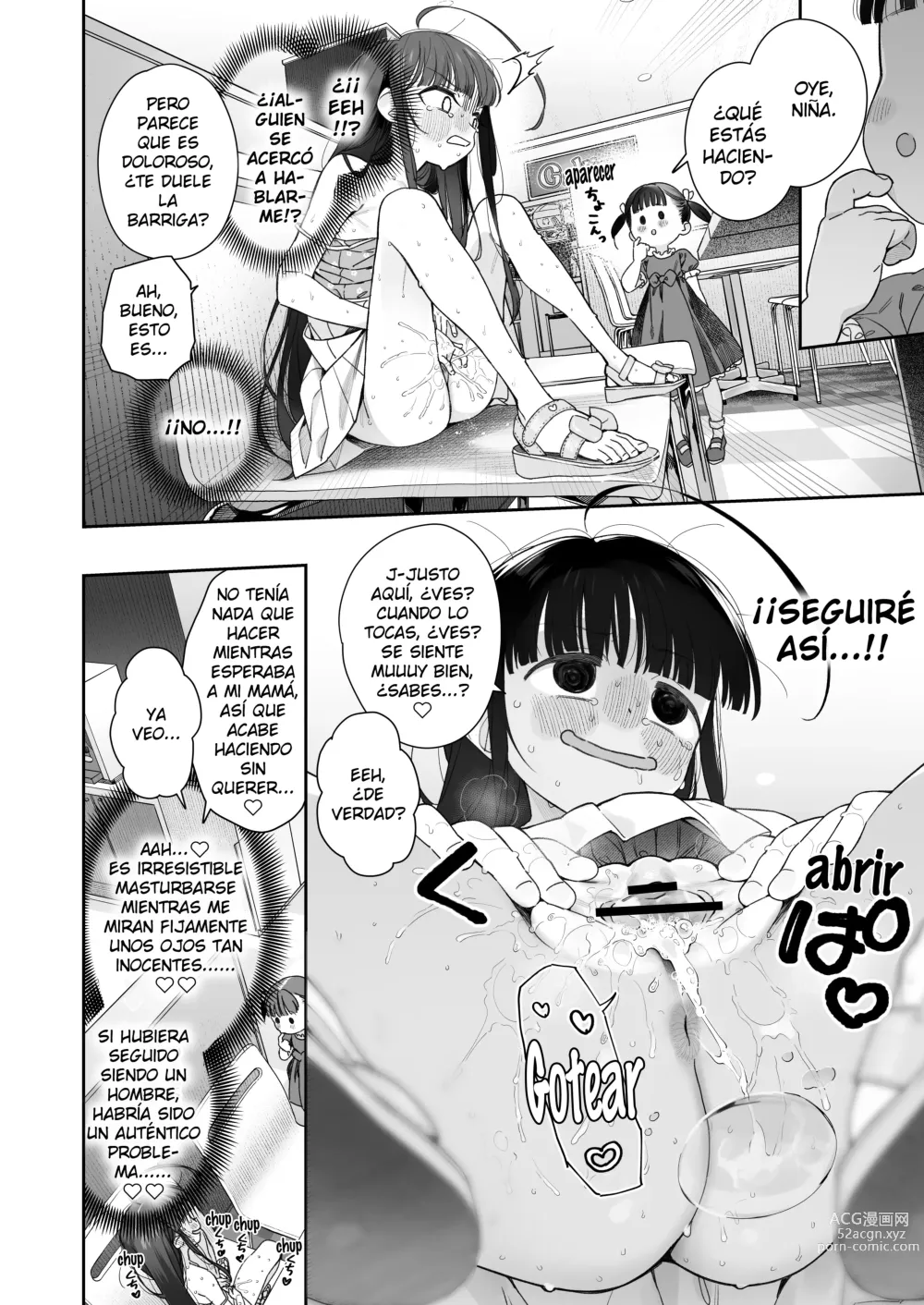 Page 35 of doujinshi Las aventuras del chico que se convirtió en loli ~Arco de la masturbación~