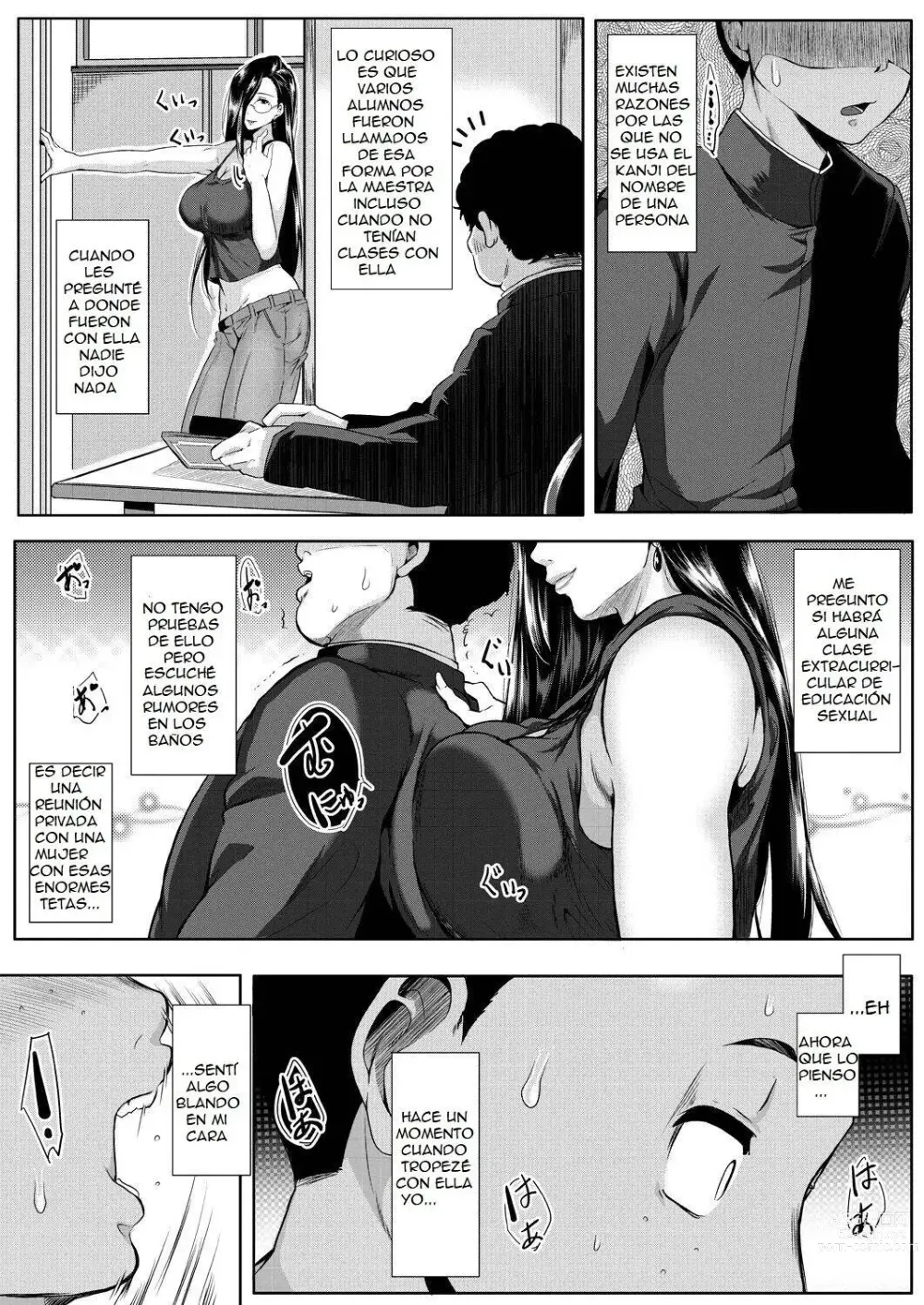 Page 4 of manga Una profesora privada