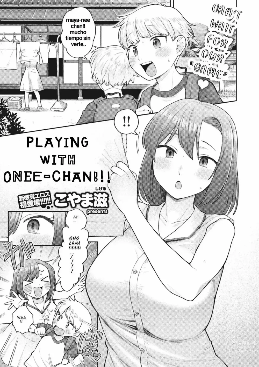 Page 1 of manga Onee-chan to Asobo!