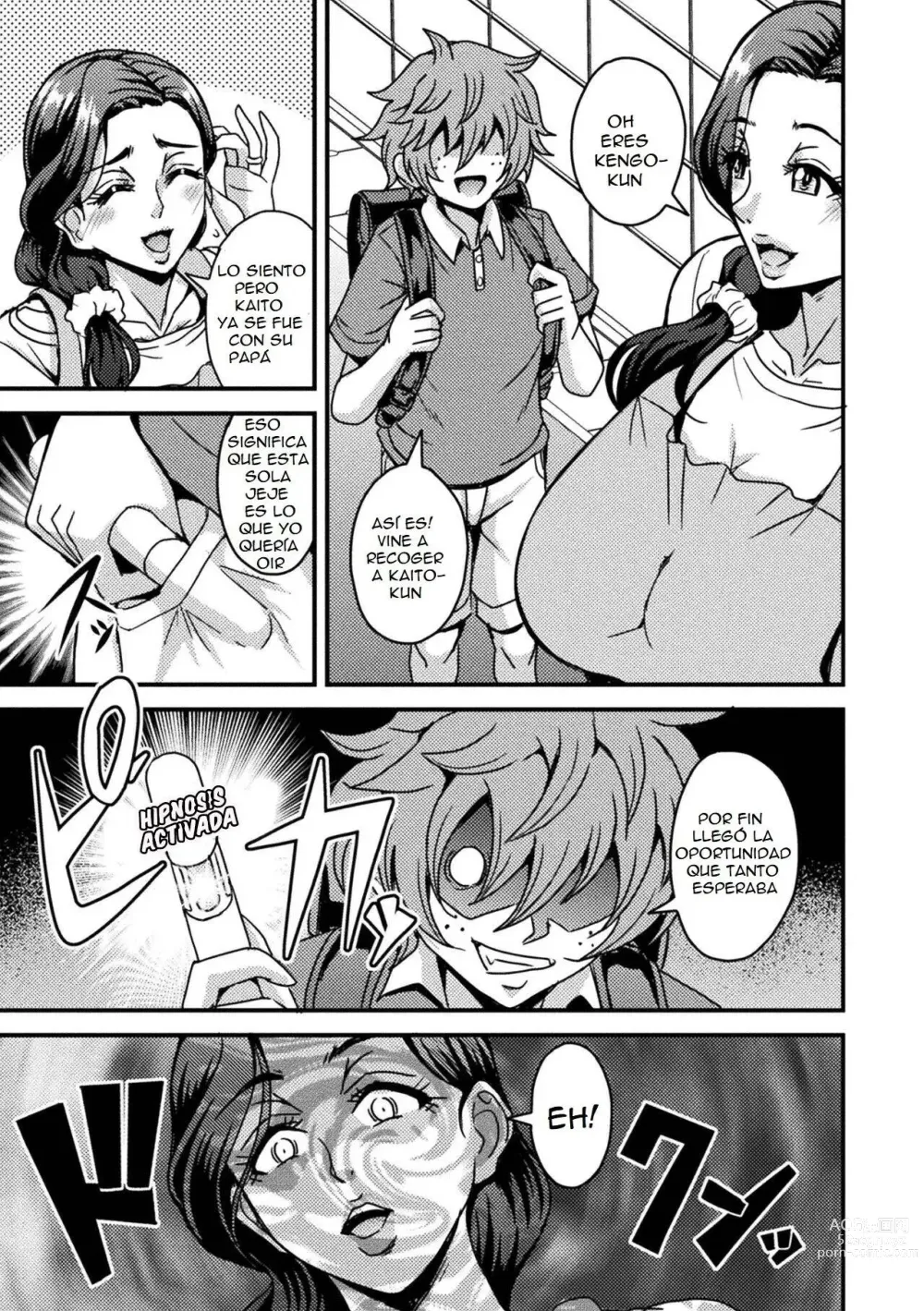 Page 3 of doujinshi Una madre superheroina es derrotada por la polla de un pequeño malvado