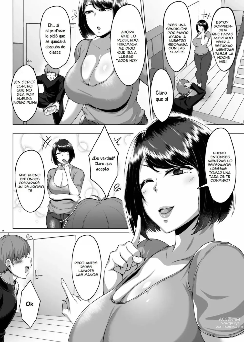 Page 3 of doujinshi Tomodachi no Muchimuchi na Okaa-san to Zupposhi Asedaku Otomarikai