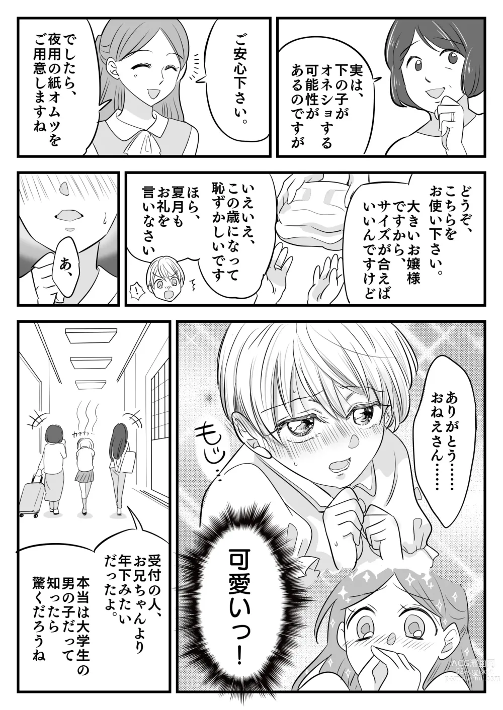 Page 8 of doujinshi Boku no Omutsu Kazoku Ryokou