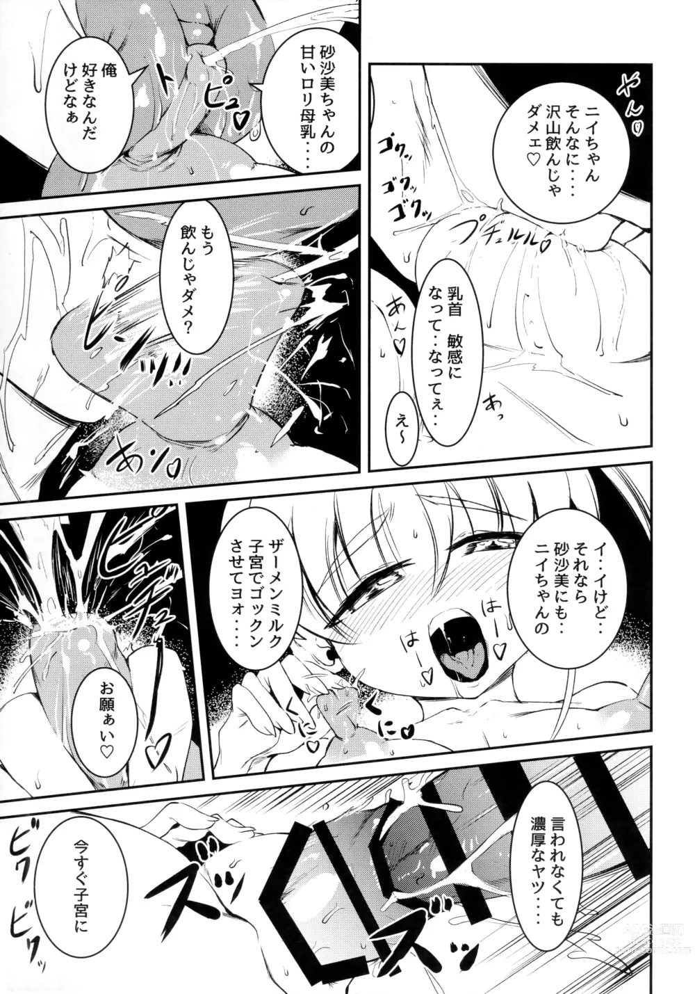 Page 13 of doujinshi Imouto Megami no Otanoshimi