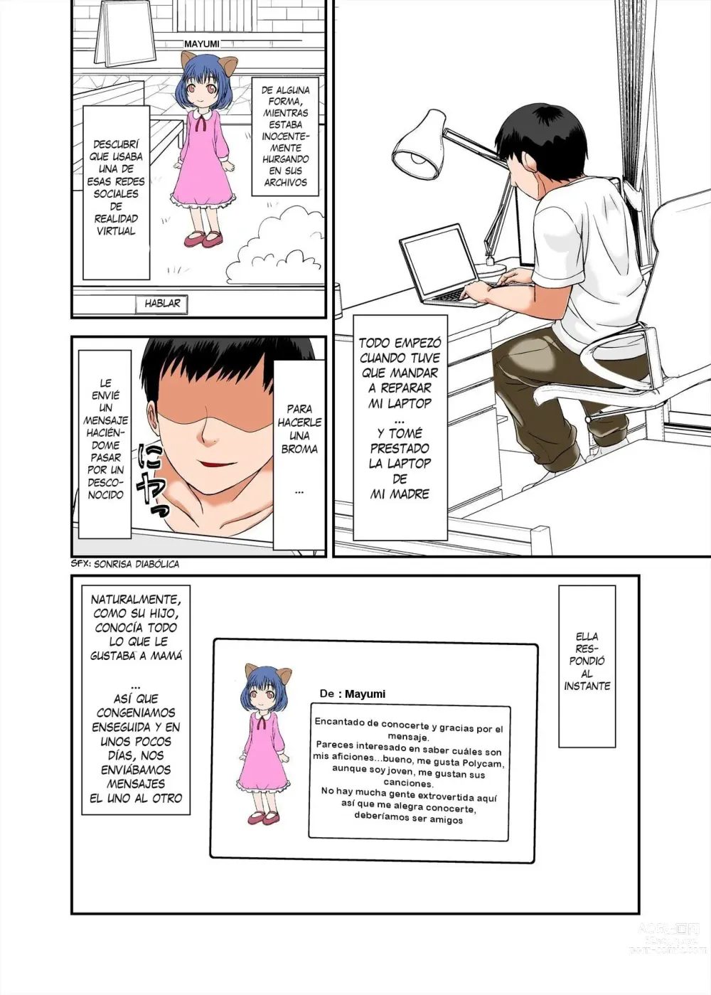 Page 2 of doujinshi Estaba Tan Caliente Que Me Aproveché De La Frustación Sexual De Mamá