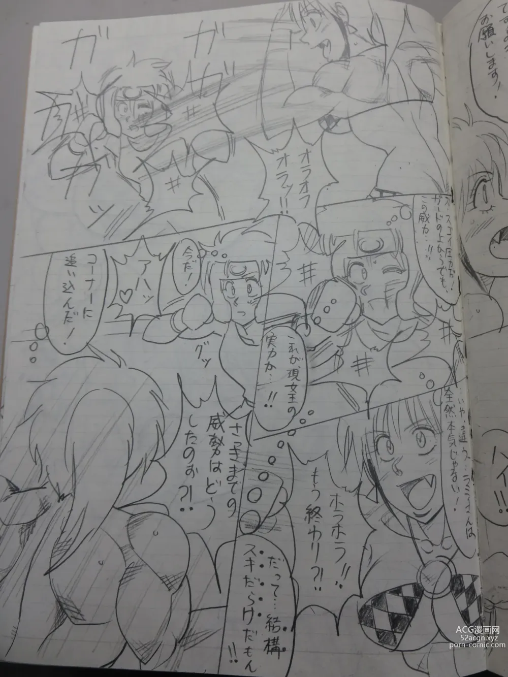 Page 27 of doujinshi Tiara VS Lamy Hatsu Spar