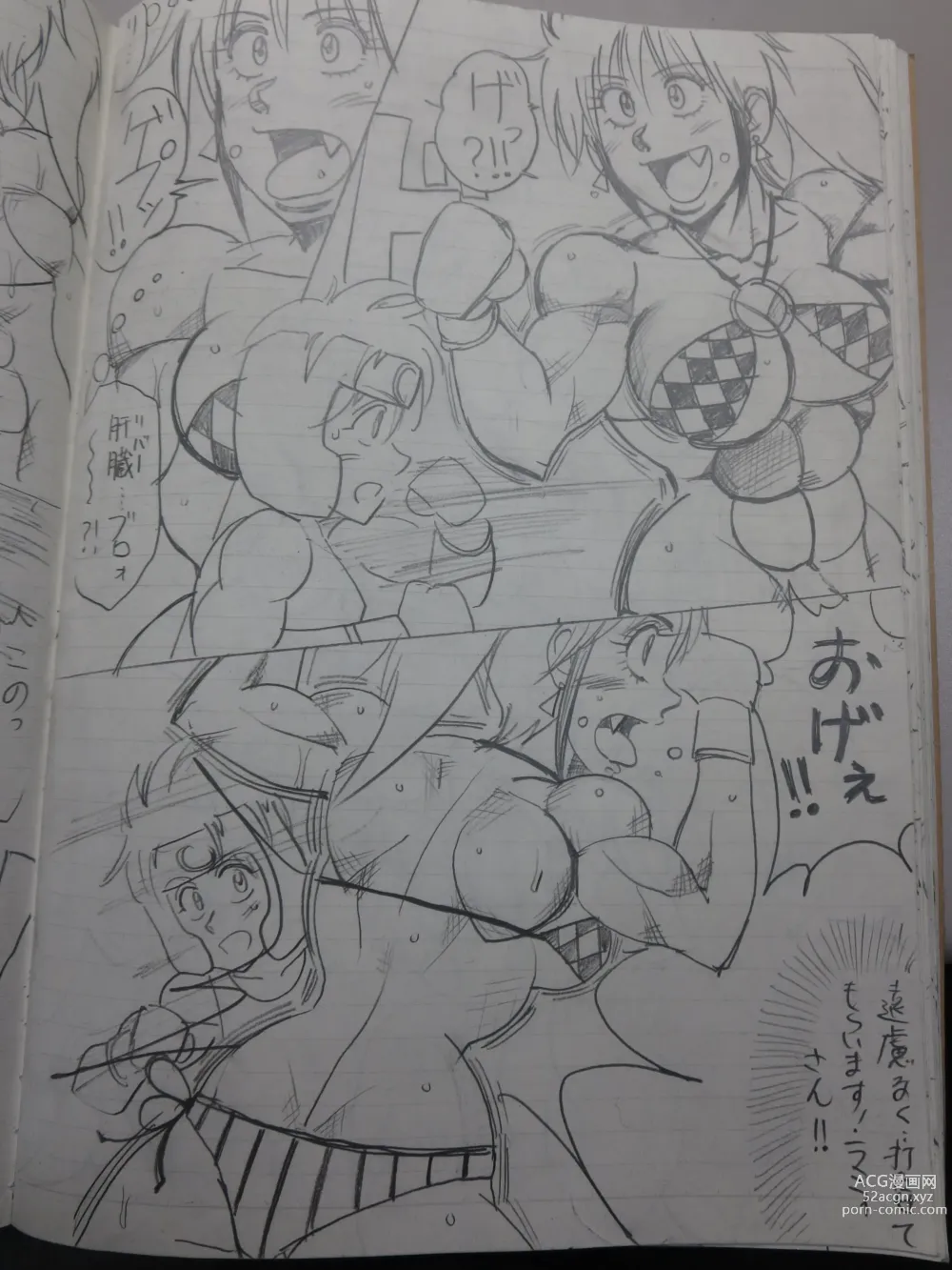 Page 28 of doujinshi Tiara VS Lamy Hatsu Spar
