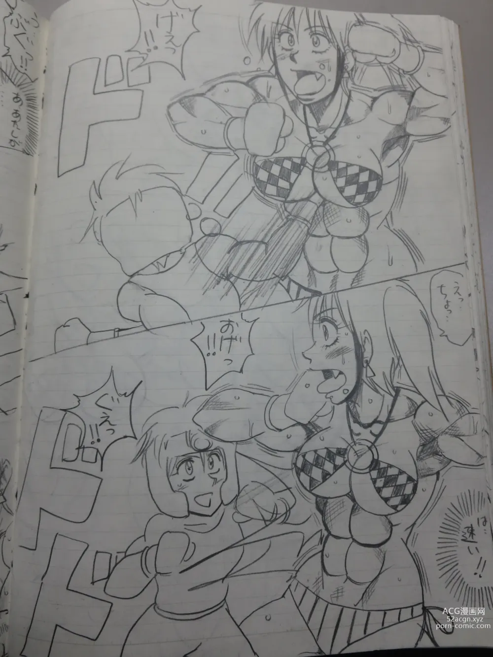 Page 38 of doujinshi Tiara VS Lamy Hatsu Spar