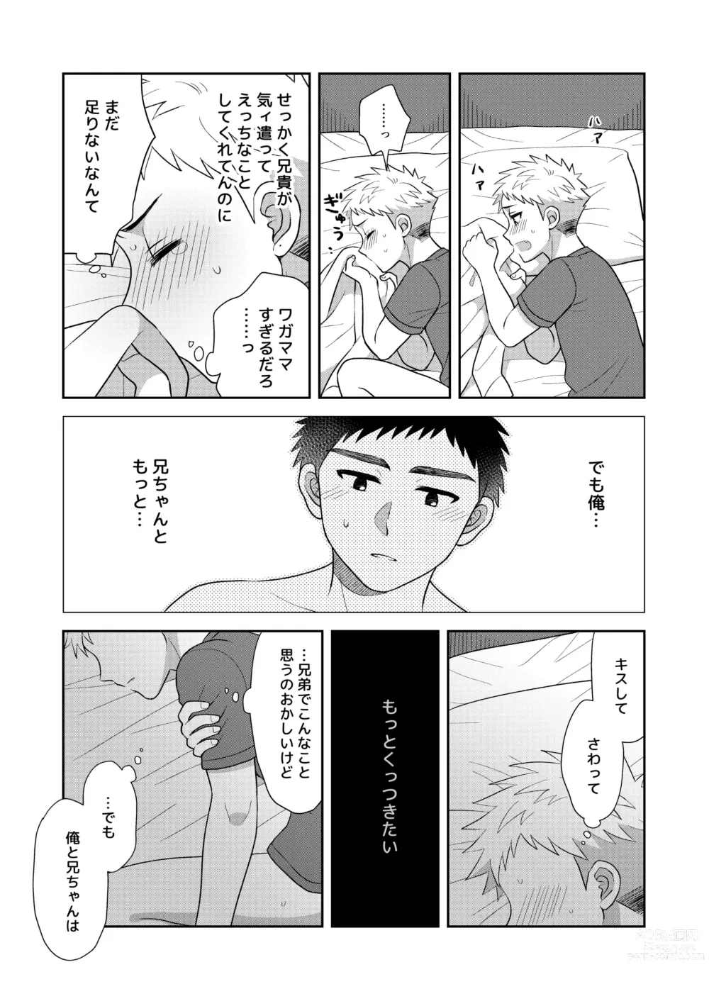 Page 33 of doujinshi Tsungure Otouto to Kimajime na Ani ２