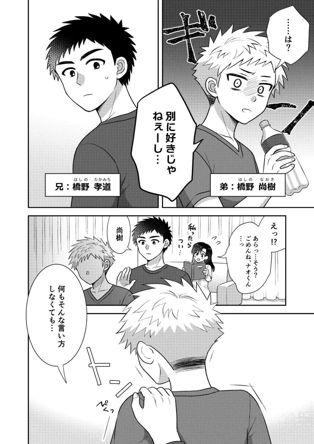 Page 6 of doujinshi Tsungure Otouto to Kimajime na Ani ２