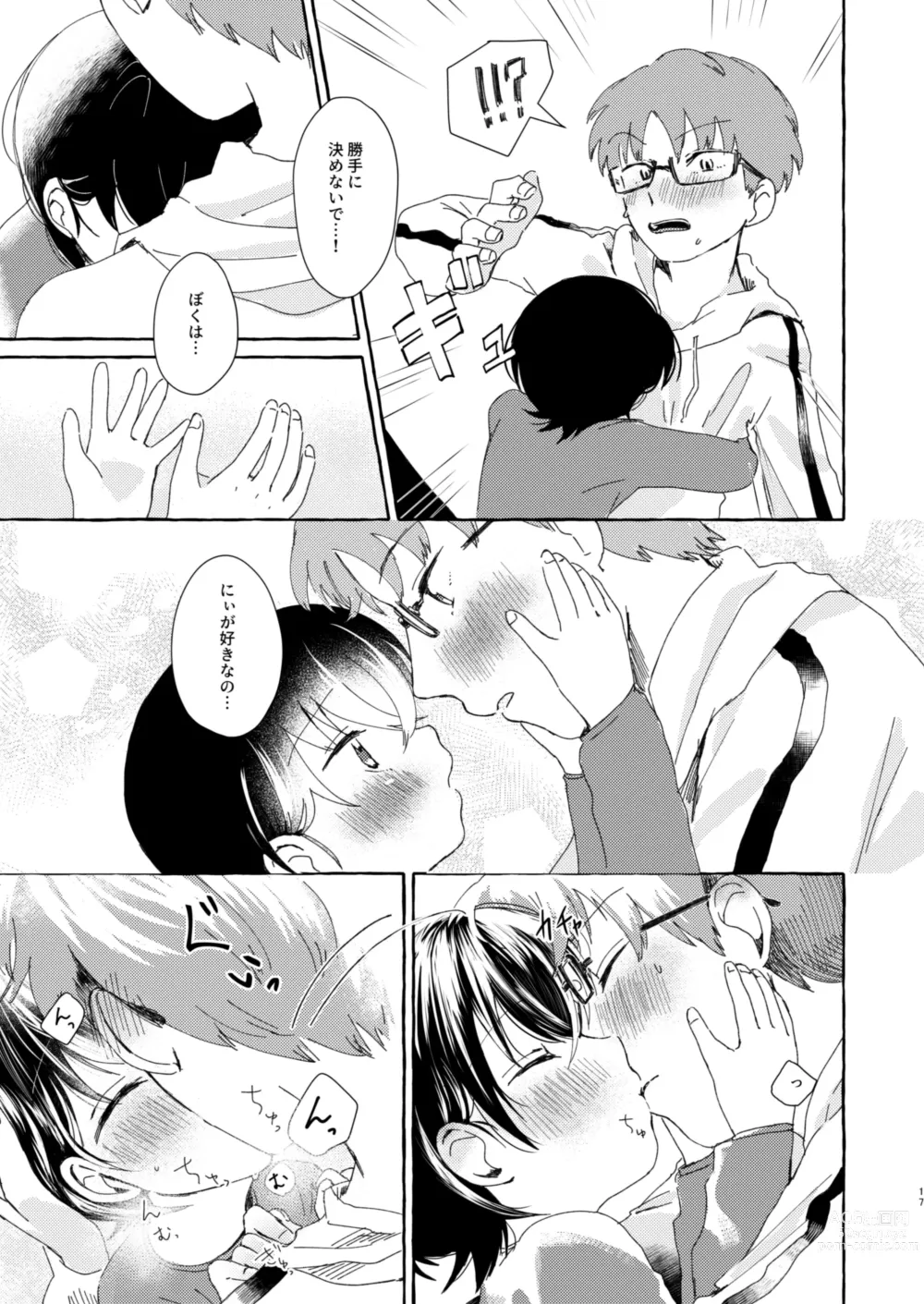 Page 16 of doujinshi Nii ni Oshiete Hoshii Koto