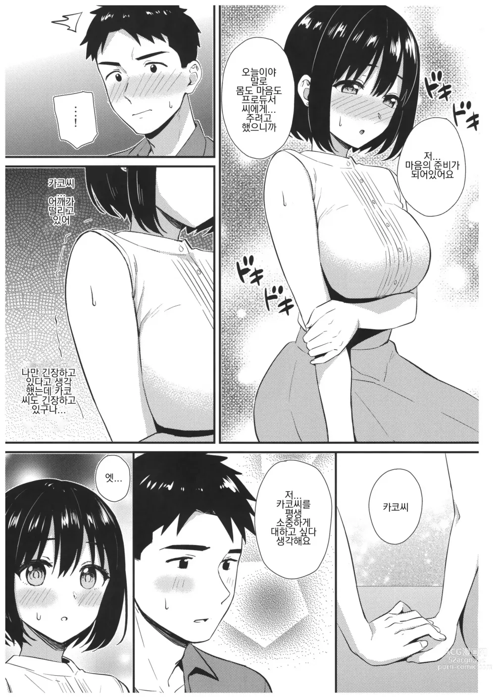 Page 8 of doujinshi 카코 씨와 첫 경험.