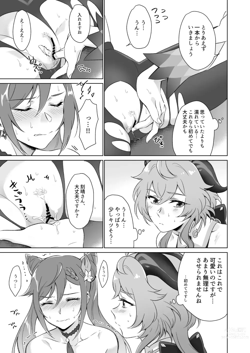 Page 20 of doujinshi Ecchi desu yo Keqing-san!
