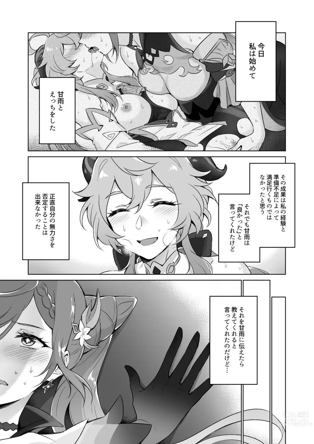Page 4 of doujinshi Ecchi desu yo Keqing-san!
