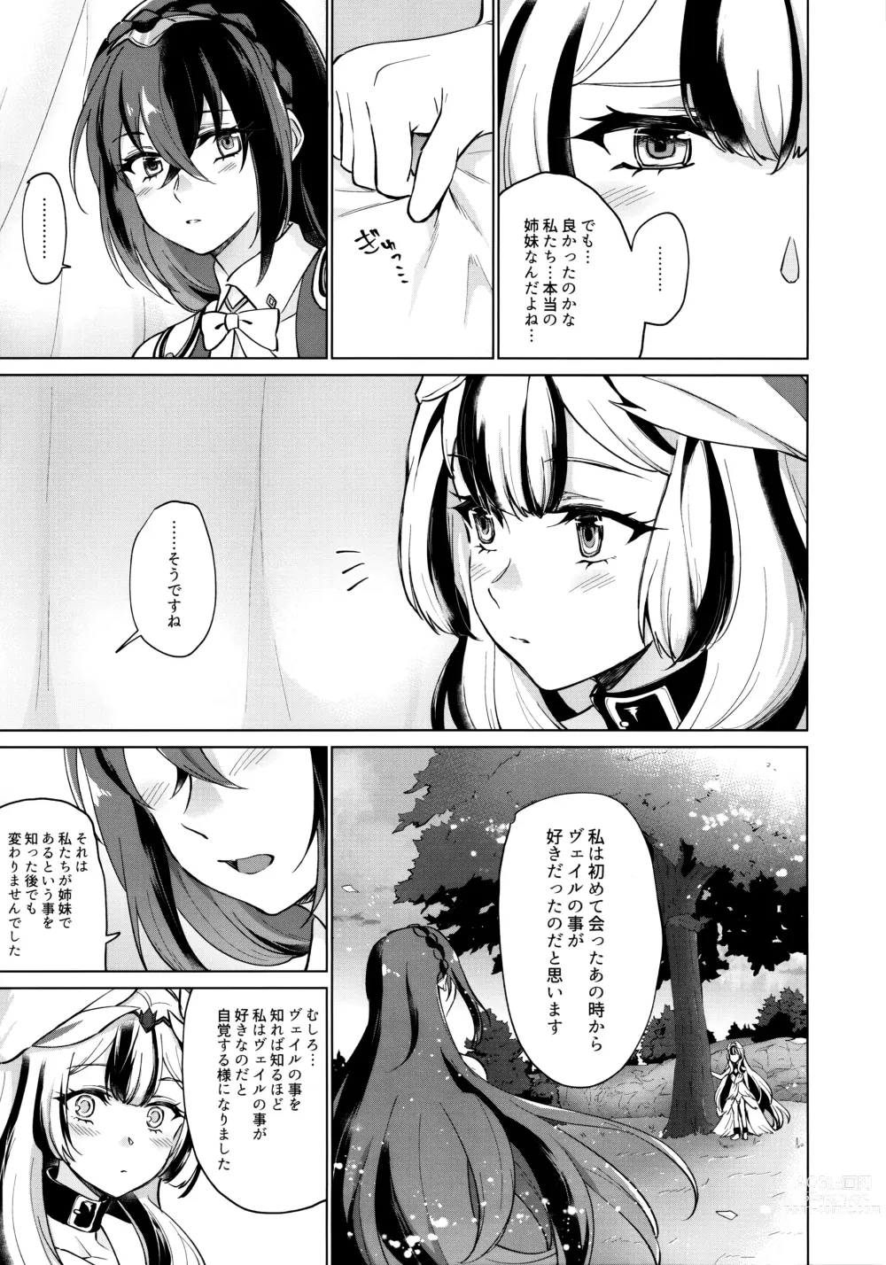 Page 8 of doujinshi Aisuru, Manazashi